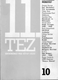 Onbirinci Tez Kitap Dizisi 10: Sosyalizm Nereye?
